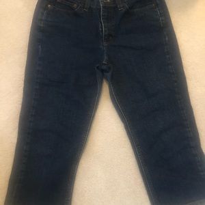 DKNY capri jean shorts